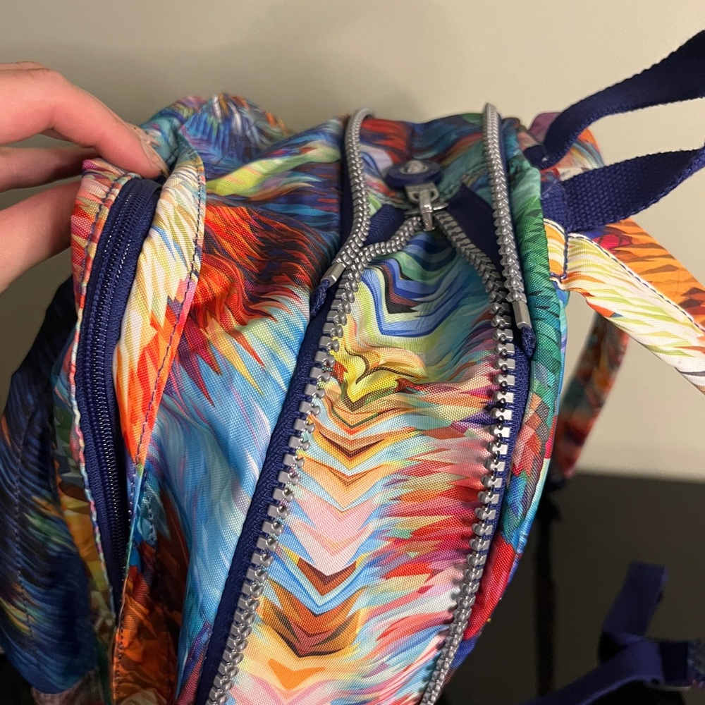 Kipling Expandable Backpack Multicolored Travel S… - image 3